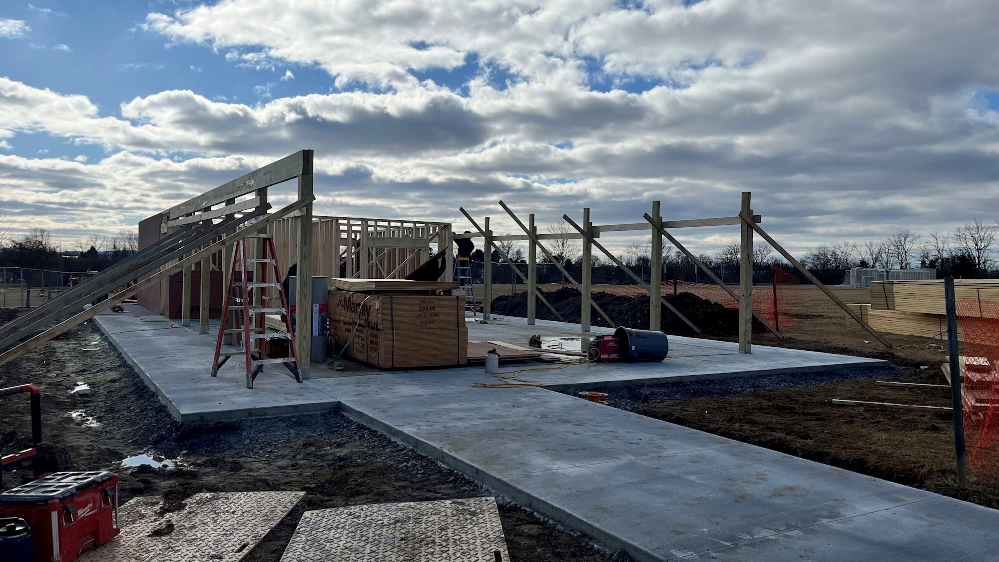 First Responders Park Pavilion Construction