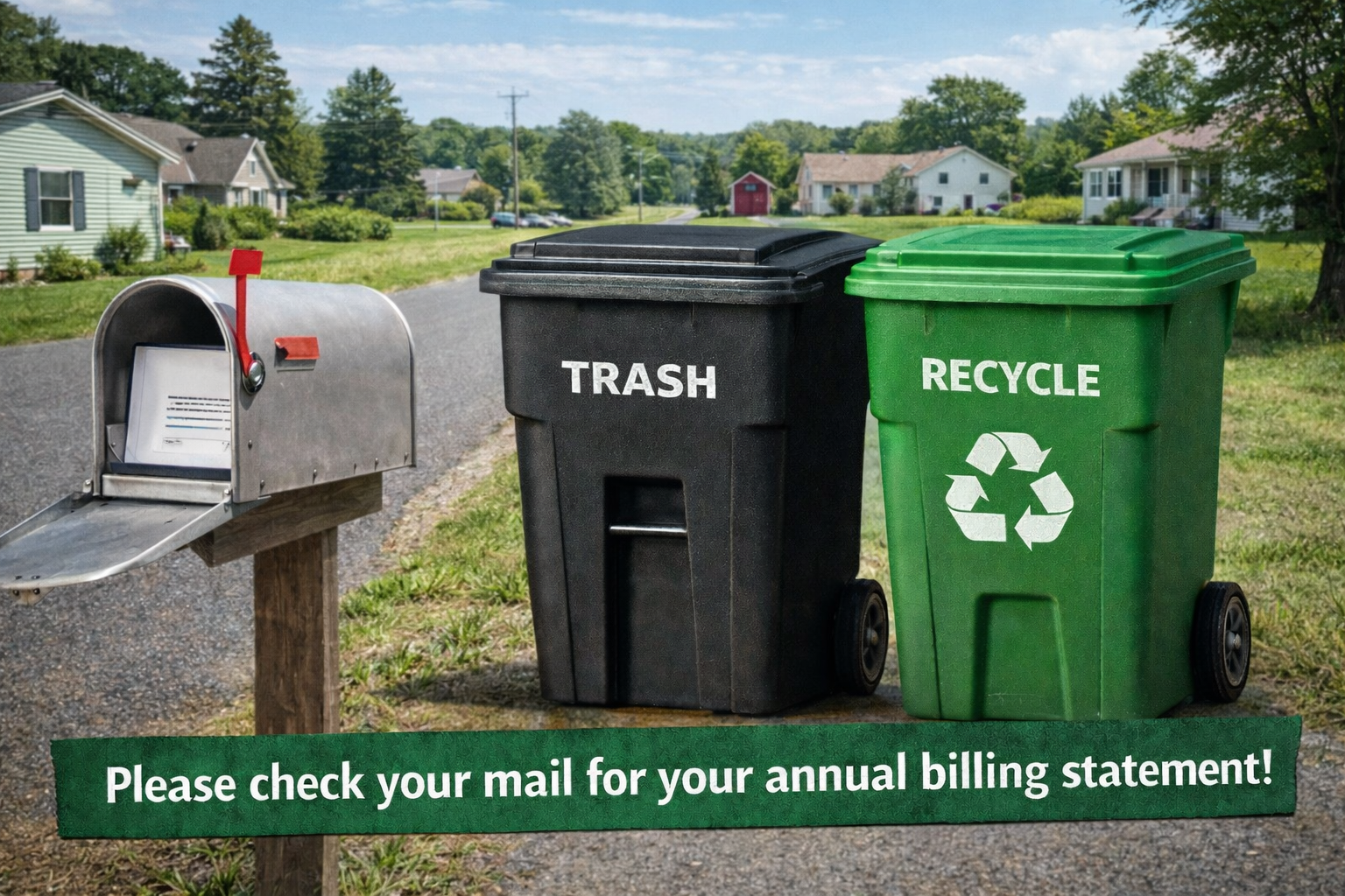 Hanover Township Annual Trash & Recycling bill