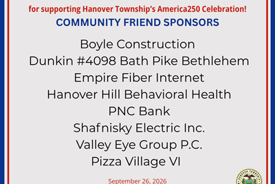 Thank you to our Community Friend Sponsors!